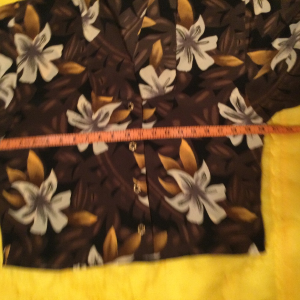 Women’s Tropical Flowers Long Sleeve Blouse - Picture 4 of 6